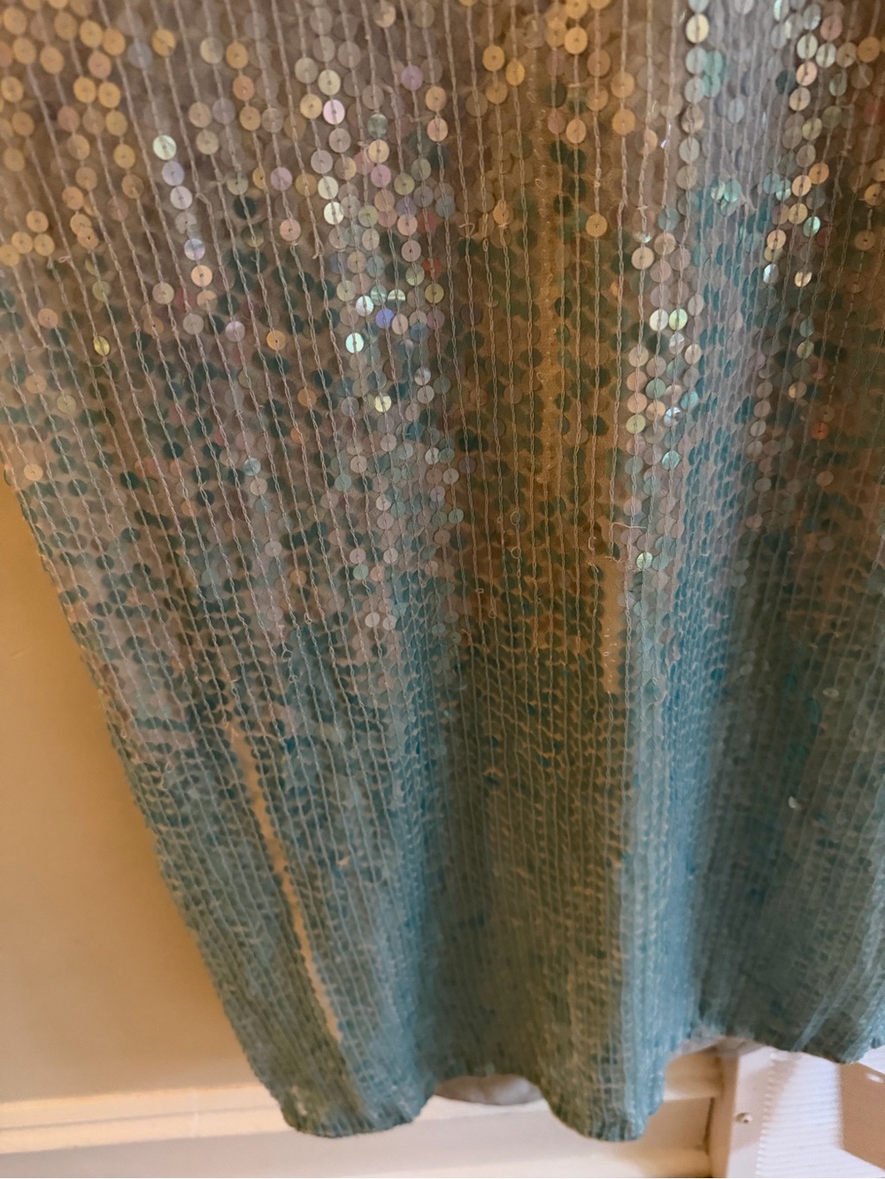 YAURA Kitan Dress Ombre Sequin Midi Dress Black Tie Cocktail Wedding Guest - Picture 5 of 9